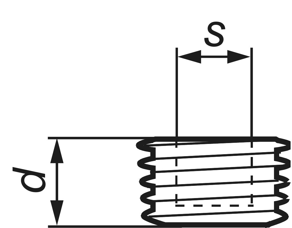 Stopfen m. Innenvierkant Nr. 20b WN schwarz     1/2"